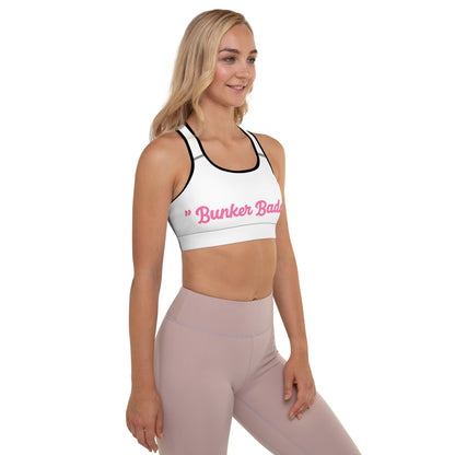 Pink Sports Bra