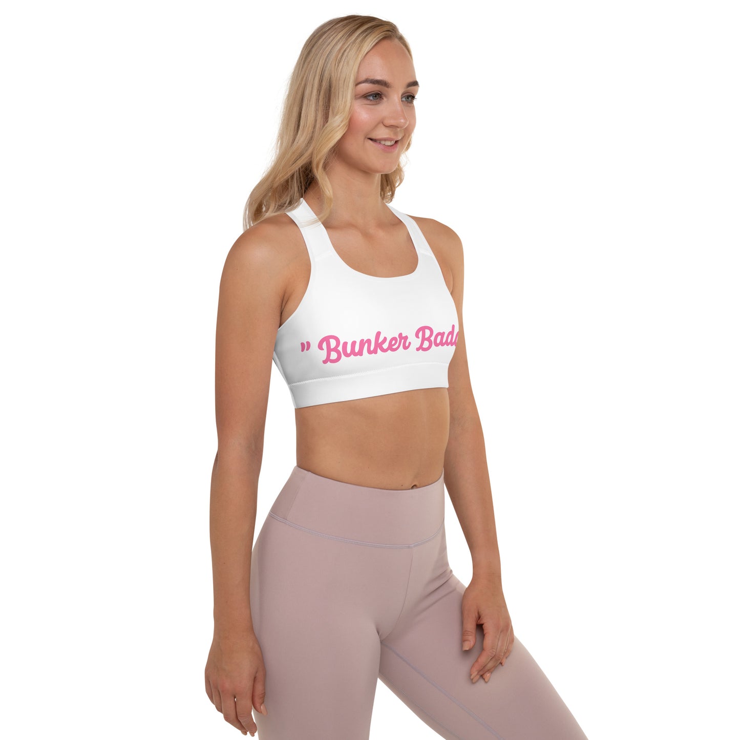 Pink Sports Bra